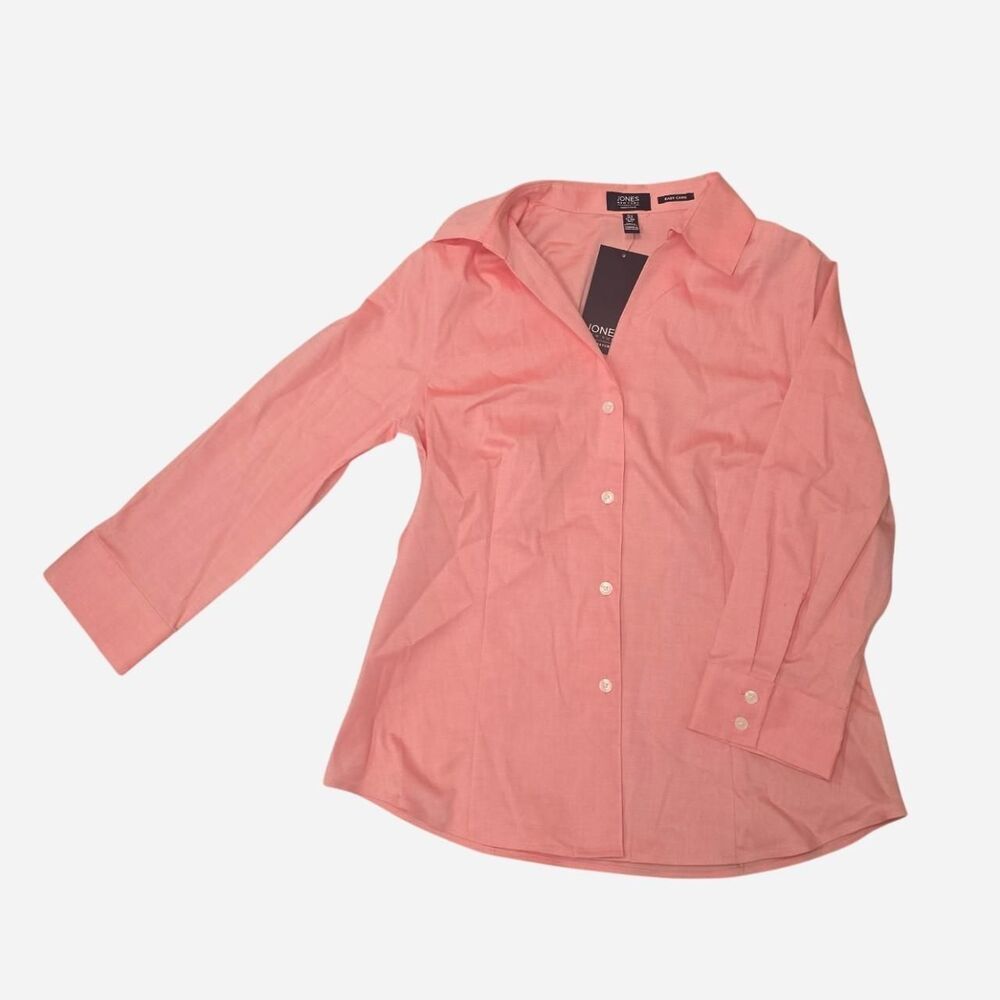 Jones-new-york Women's Pink and Orange Blouse